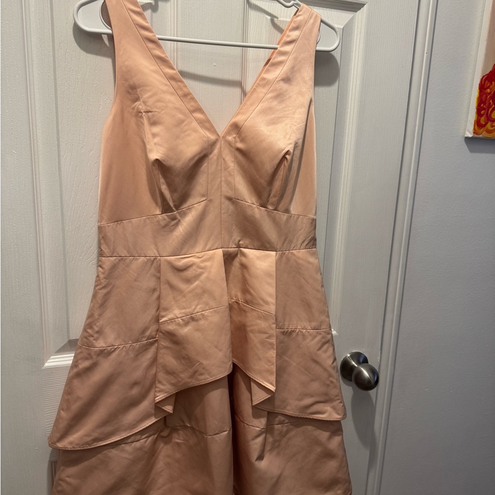 Banana Republic Asymmetrical Peach Dress